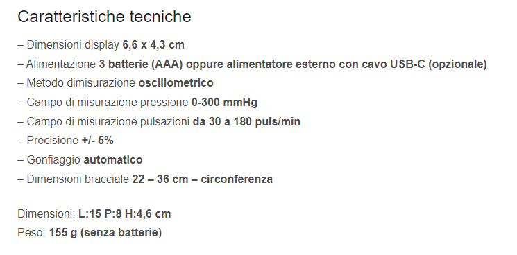 MISURATORE DI PRESSIONE DIGITALE - DISPLAY LCD 3''